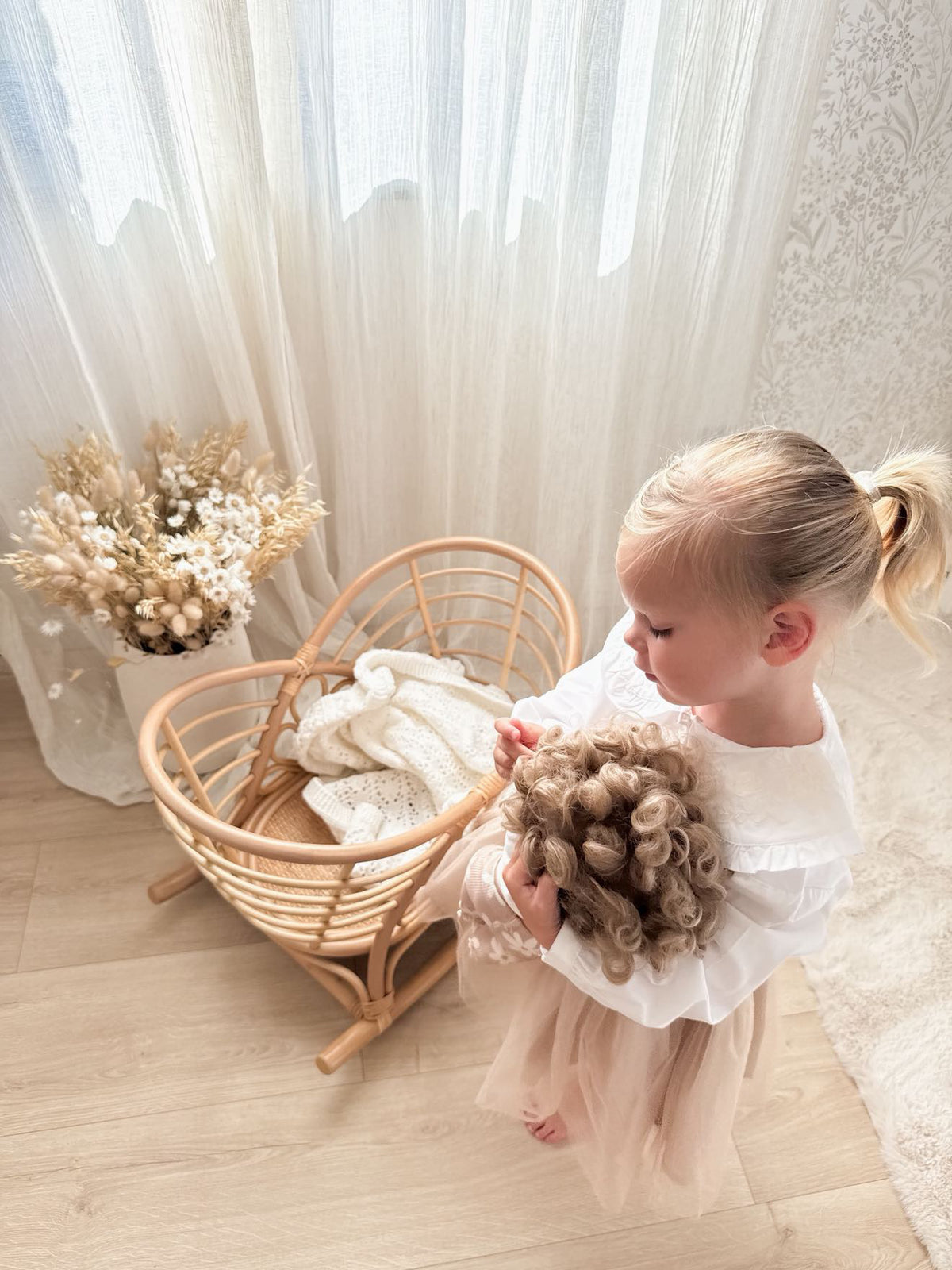 My doll's rocker – schommelwiegje voor poppen en knuffels