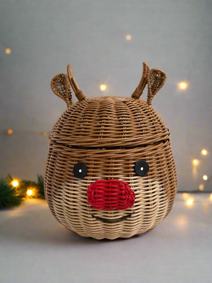 My Christmas reindeer basket