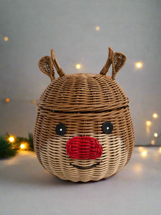 My Christmas reindeer basket