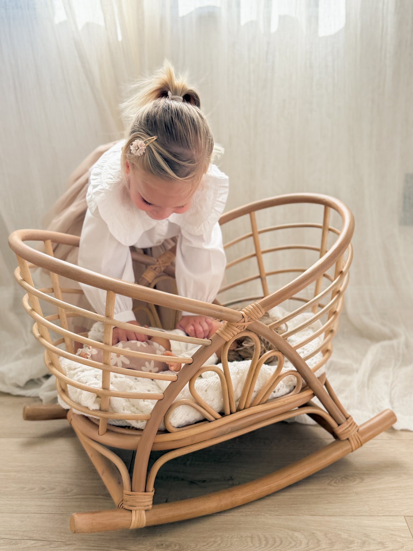 My doll's rocker – schommelwiegje voor poppen en knuffels